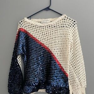 Vintage sequence sweater